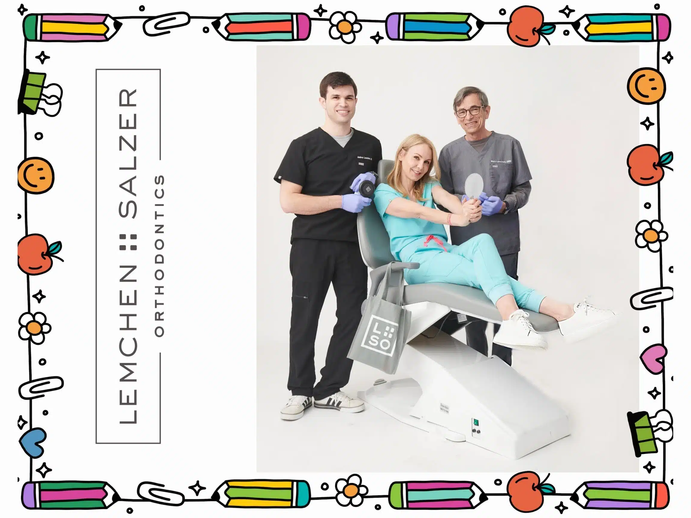 Lemchen Salzer Ortho doctors team in NYC providing expert orthodontic care for back-to-school smiles.